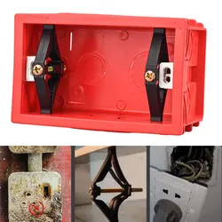 6pcs 118 Type Switch Socket Bottom Box Repair Screw Broken Old Mounting Box Fast Recovery Cassette Screws Support Rod