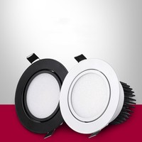 5W 7W 9W 12W 15W 18W Dimmable COB LED Downlight Recessed Ceiling Lamp Spot Light Bulbs 110V-240V for Home Illumination