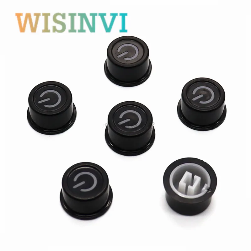 10PCS Plastic transparent key cap  Power switch cap Power amplifier panel button cap  Switch cap 6 * 6  Square hole 3.2mm