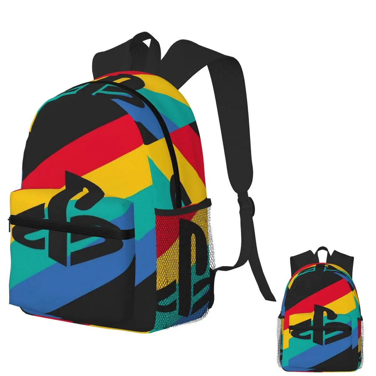 

Студенческий рюкзак P-PlayStation, школьная сумка, походный дорожный рюкзак для мальчиков и девочек, модная сумка для книг, сумки на плечо