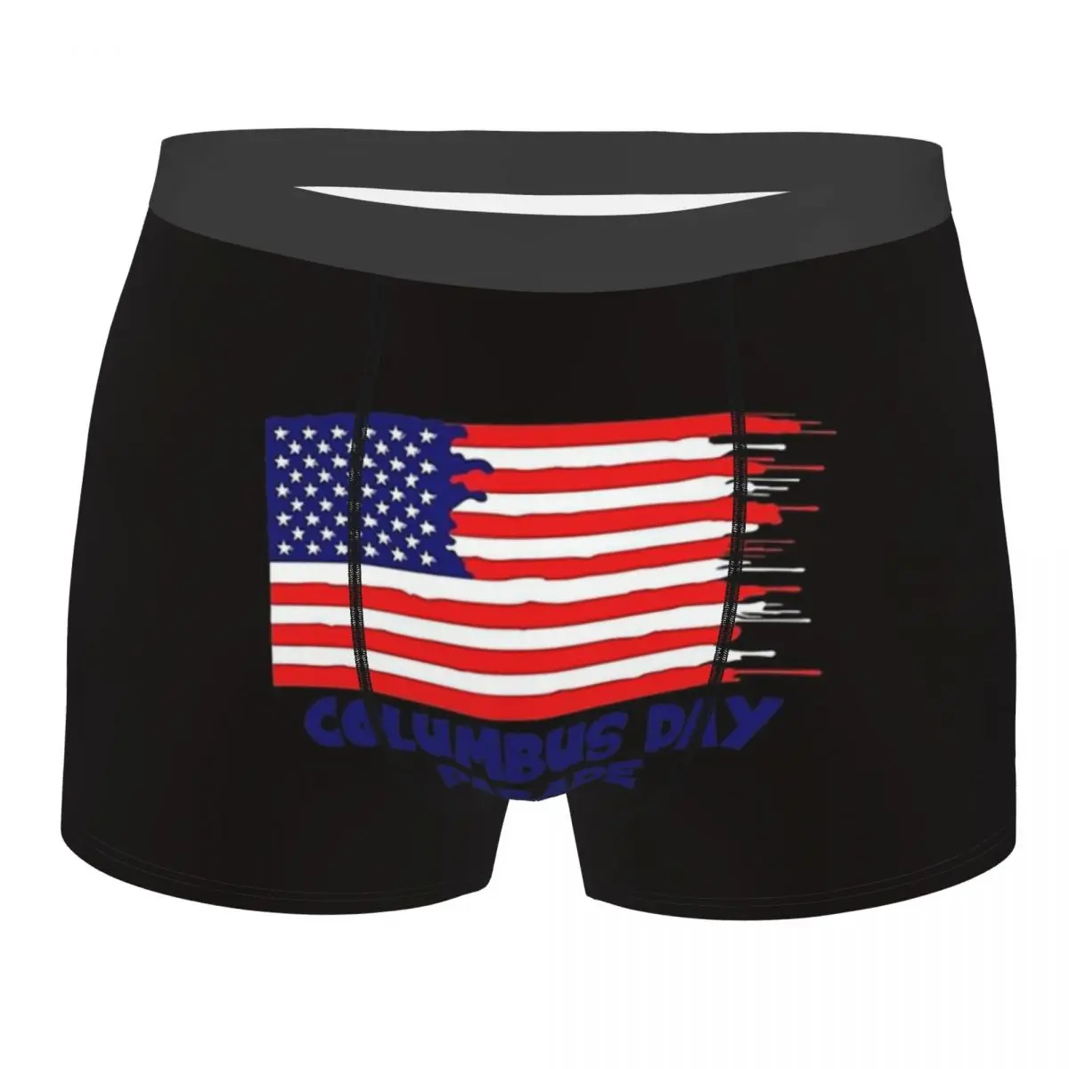 Knights of Columbus Columbus Day Parade Underpants Homme Panties Male Underwear Print Couple Sexy Set Calecon