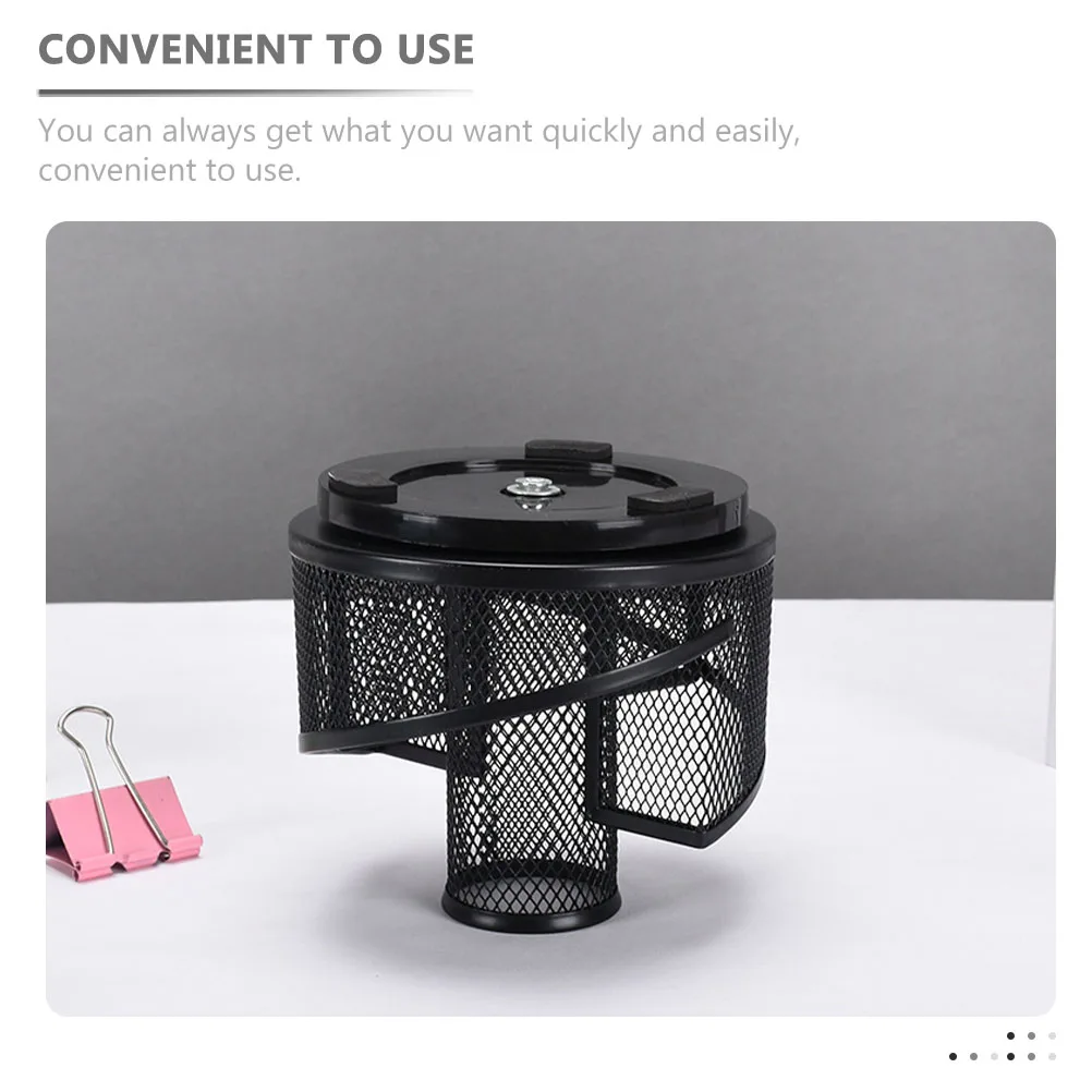 

Rotating Pen Holder Desk ganizer 360 Degree Stationery Storage Pencil Container Non Slip Bottom Safe Office Home Use