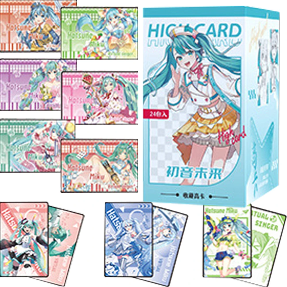 

Hatsune Miku Collect High Cards for Enthusiast Highly Popular Japanese Virtual Singer Lovely Lively Trading Cards Holiday Gifts