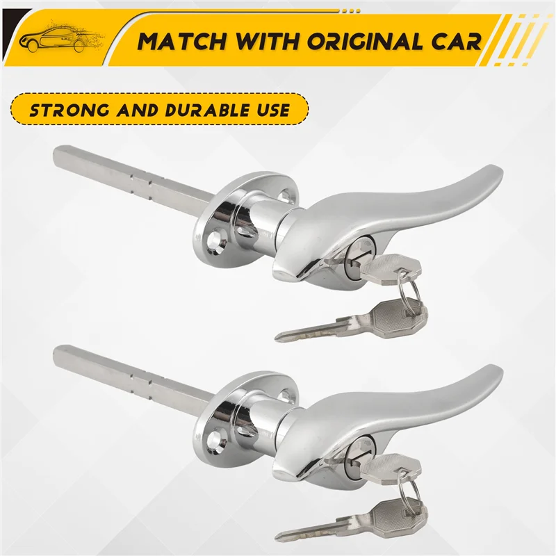 AS-2Pcs باب السيارة خارج قفل مقابض مطابقة أقفال لفورد 1932 3-نافذة كوبيه لفورد 1933 1934 سيارة الركاب