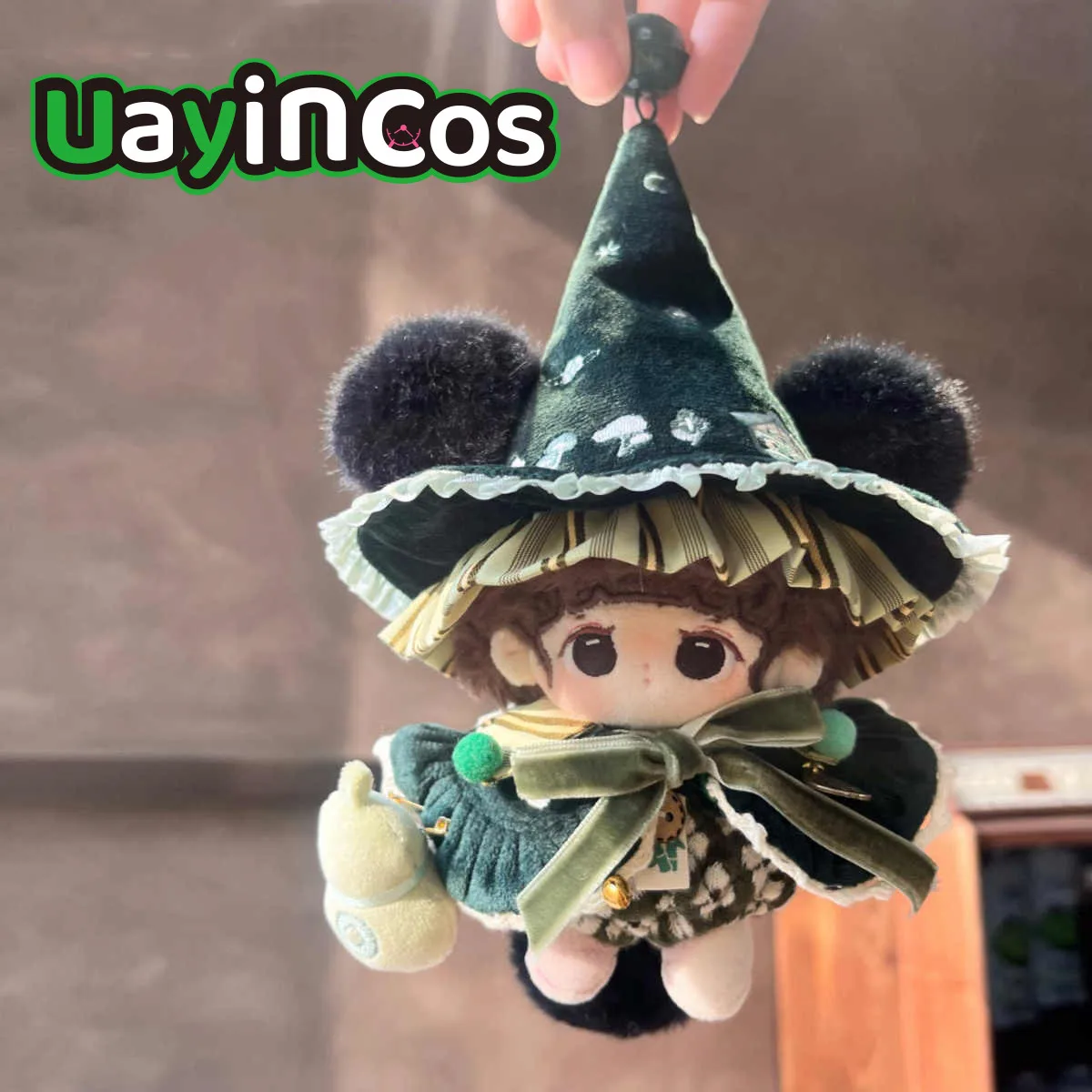 

10cm Doll Clothes Cute Casual Sweet Panda Magic Hat Dress up Costume Clothing Suit Doll Accessories Anime Figure Game Toy Kids