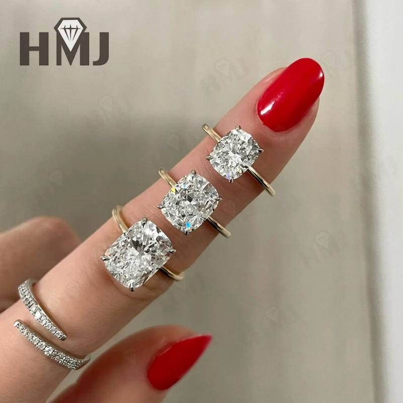 Anpassbarer Verlobungs-Solitärring aus 14-karätigem 18-karätigem Gold, 1 Karat, 5 Karat ovaler VVS1-Verlobungsring mit Moissanit-/Laborgewachsenem Diamant – Detail 13