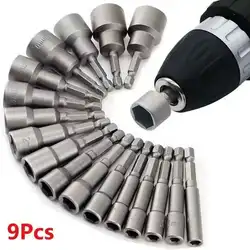 Powerful Socket Inner Hexagonal Wrench Hexagonal Handle Screwdriver Socket Extension Rod Pneumatic Screwdriver Insert Tool Set