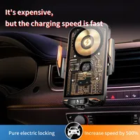 Car Phone Holder 66W Wireless Charger Mobile Phone Holder Intelligent Infrared Air Vent Clip for iPhone Samsung Xiaomi Universal