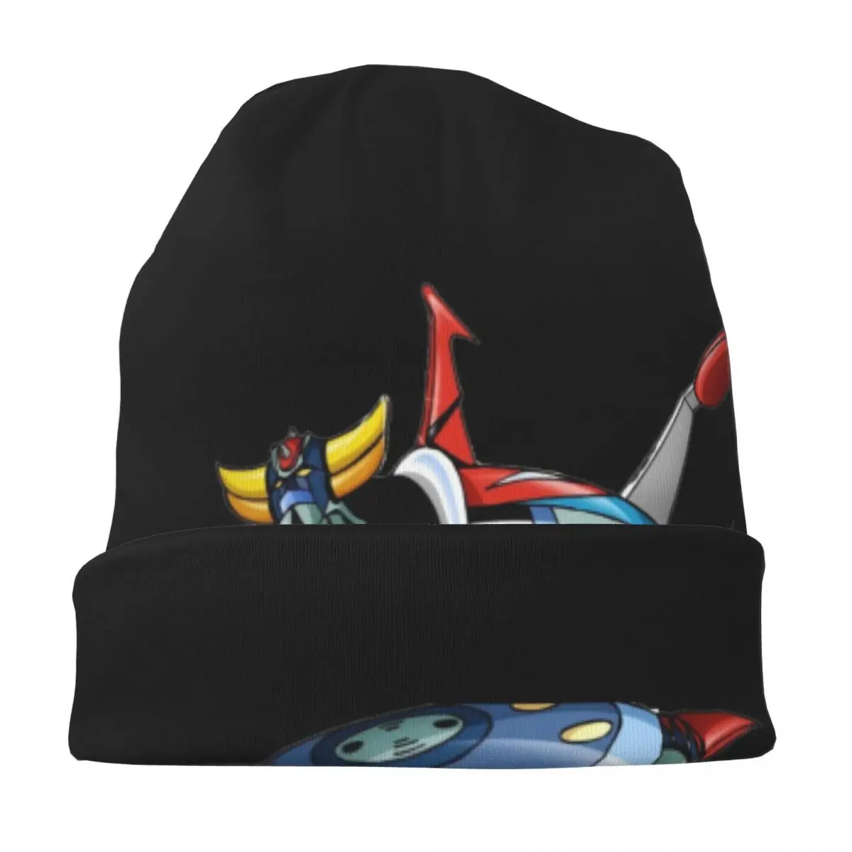 Atlas Goldrake Bonnet Hats Outdoor UFO Robot Goldorak Grendizer Actarus Mazinger Z Manga Skullies Beanies Hats Warm Dual-use Cap