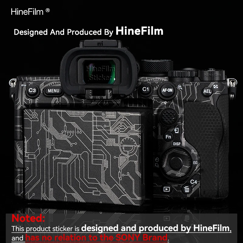 Hinefilm Skin für Sony A7S3 Kamera-Aufkleber A7SIII Dekorfolie für Sony ILCE-7S3 Kamera Schutzfolie ILCE-7SM3 Skin – Detail 15