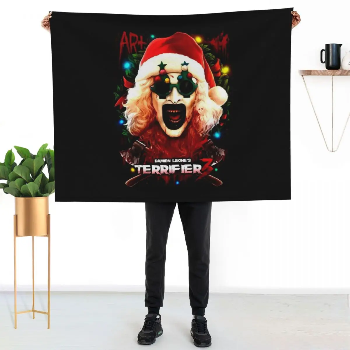 Yuletide Clown The Christmas 2024 Throw Blanket Soft heavy to sleep christmas decoration Thermal Sofa Blankets