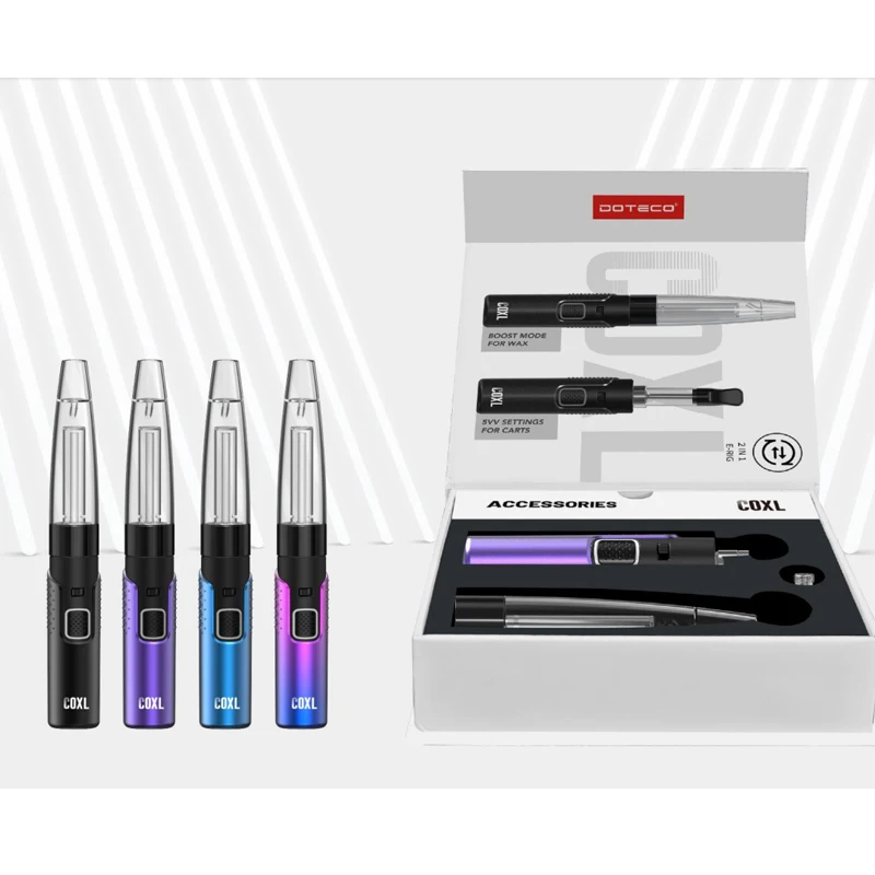 الأصلي Doteco COXL 2 في 1 Vape المرذاذ 1100mah بطارية 1.8 فولت-4.2 فولت 15 ثانية قبل الحرارة لفائف السيراميك دعوى 510 خراطيش الموضوع E-cig #6