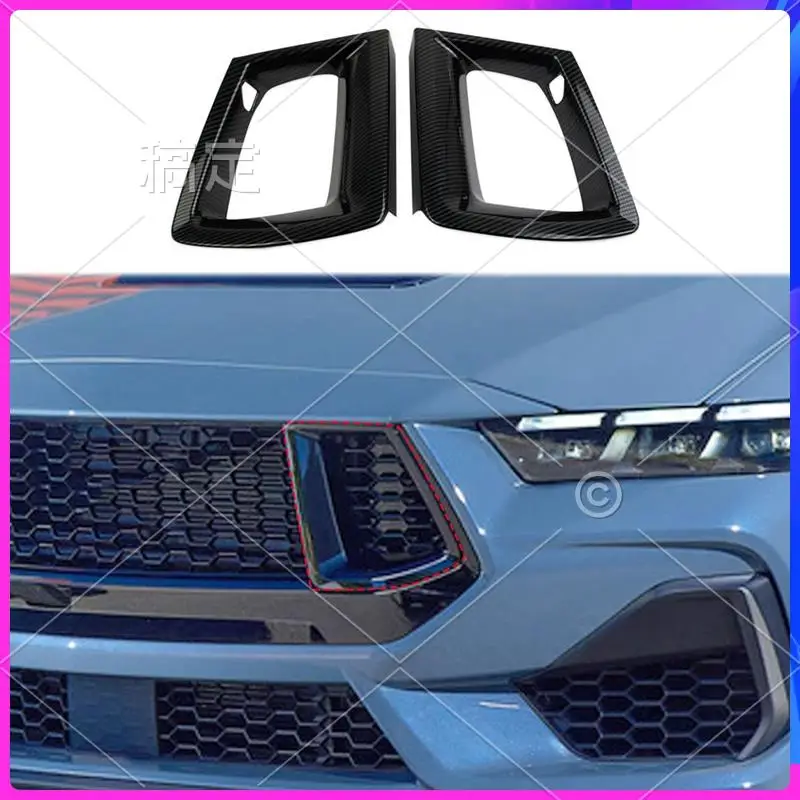 

AR-передний бампер, накладка на решетку для Ford Mustang 2024 GT/GT, аксессуары премиум-класса из углеродного волокна
