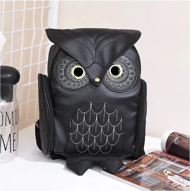 2023 Cute Owl Fashion Backpacks Cartoon owl Women Backpack Softback School Bags Teenage Backpacks 4colors