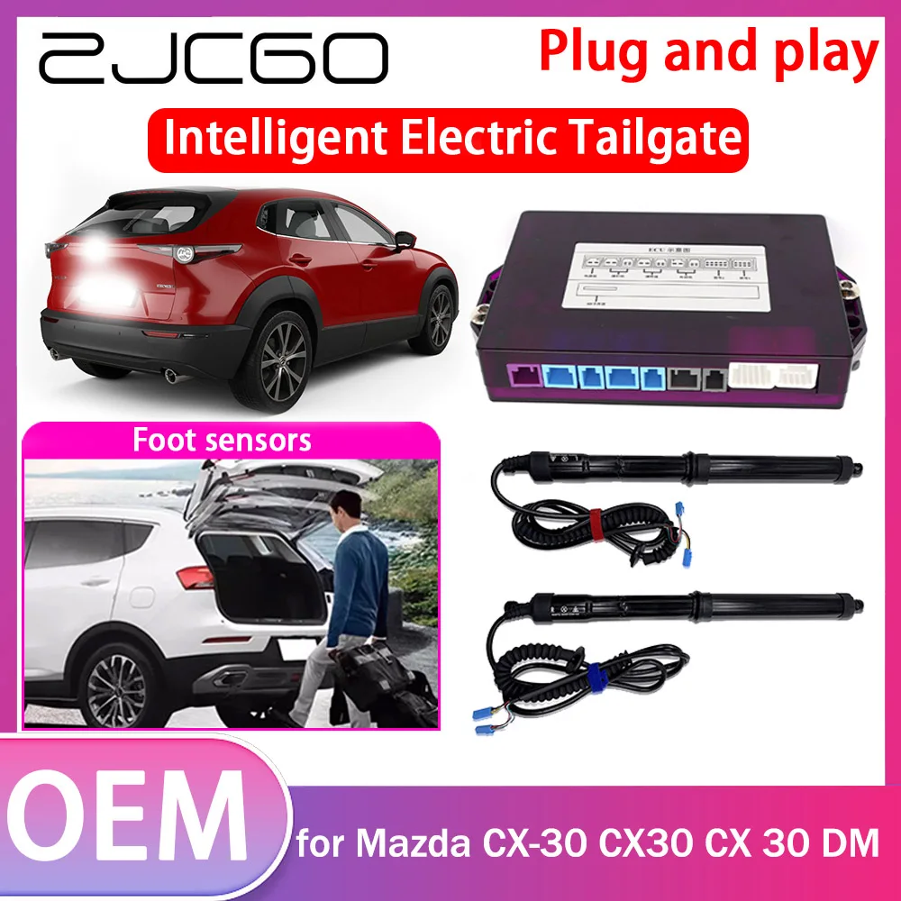 

ZJCGO Electric Tailgate Lift Drive Trunk Opening Tail Gate Lift Soft Close Car Door for Mazda CX-30 CX30 CX 30 DM 2019~2023