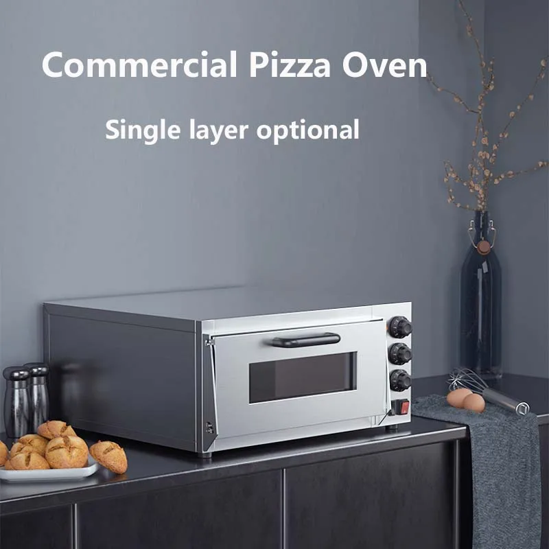 Commercial oven tray gas oven stainless steel pizza bread baking equipment oven 220v view 4