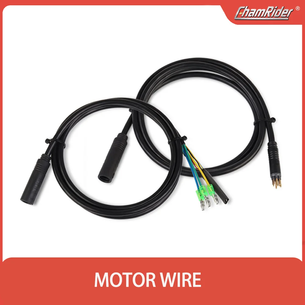 

ChamRider,Waterproof And Non-Waterproof Electric Bike Motor Cable For Connection To Controller, 80CM, 130CM