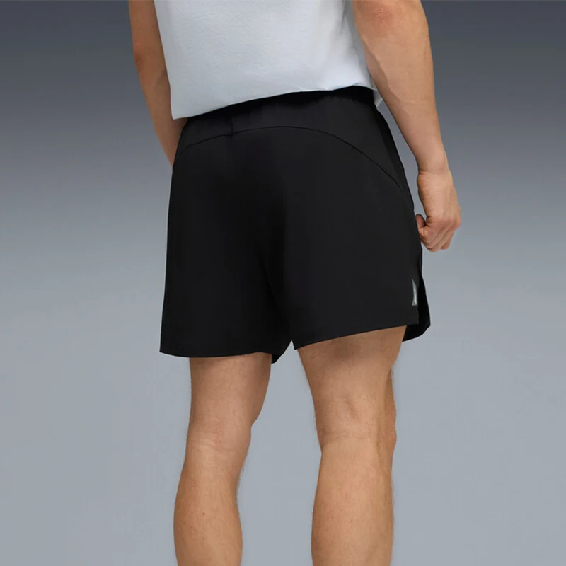 Puma genuine men's training mid waist lace up fashionable breathable sports shorts 528568-01
