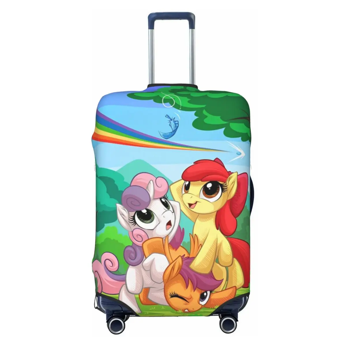 MINISO My Little P-pony Suitcase Cover Holiday Practical Luggage Case Travel Protector