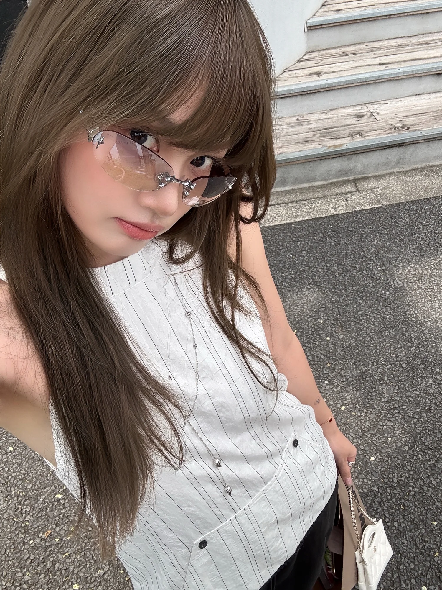 

CUTEioi Summer Ne Hanging Stripe Women's High-End Feeling Texture Lace Colion Color Vest Casual Straight Tube Top