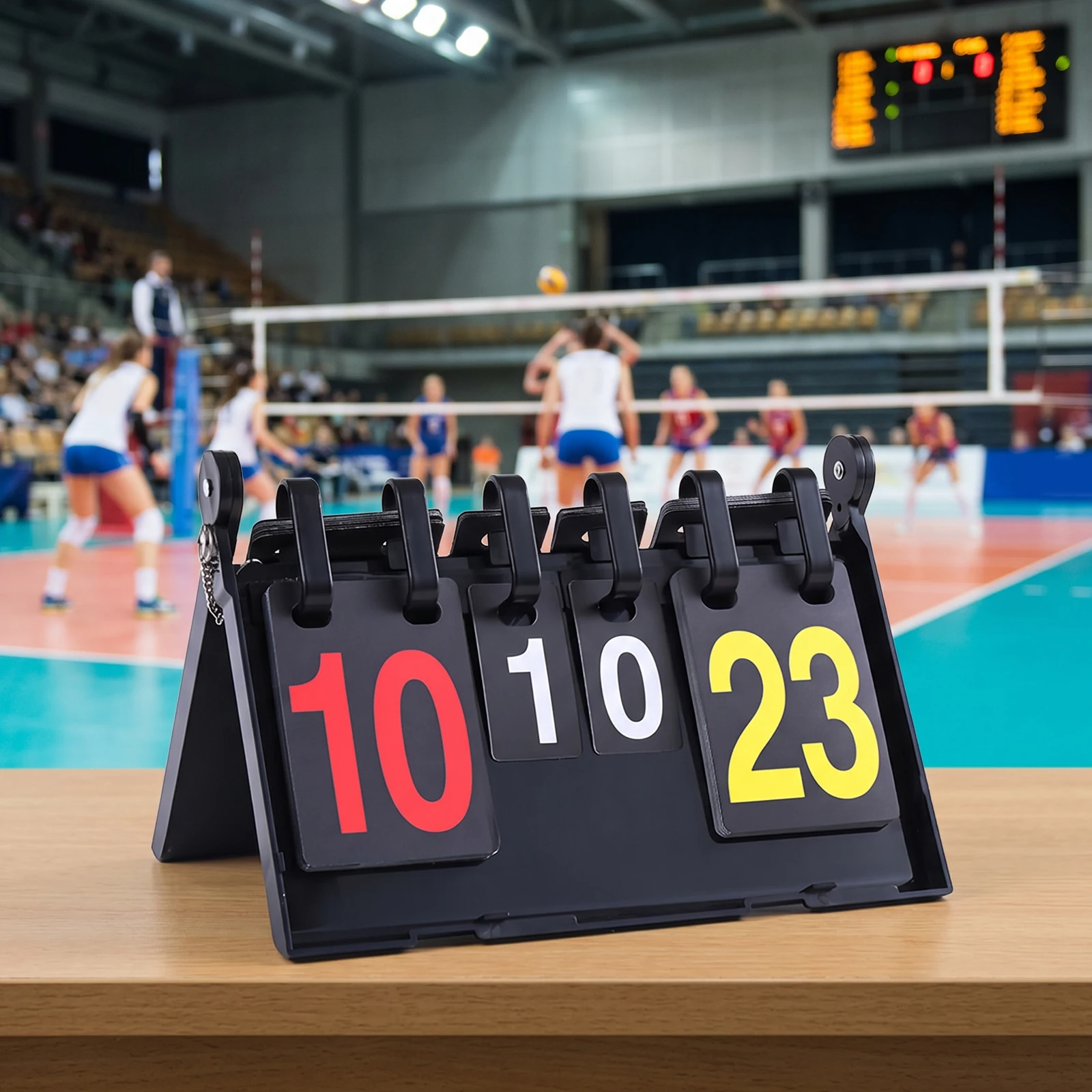 Convenient Folding Scoreboard Waterproof Portable Scoreboard Score Flipper for Volleyball Ping Pong Cornhole Baseball Games - view 3