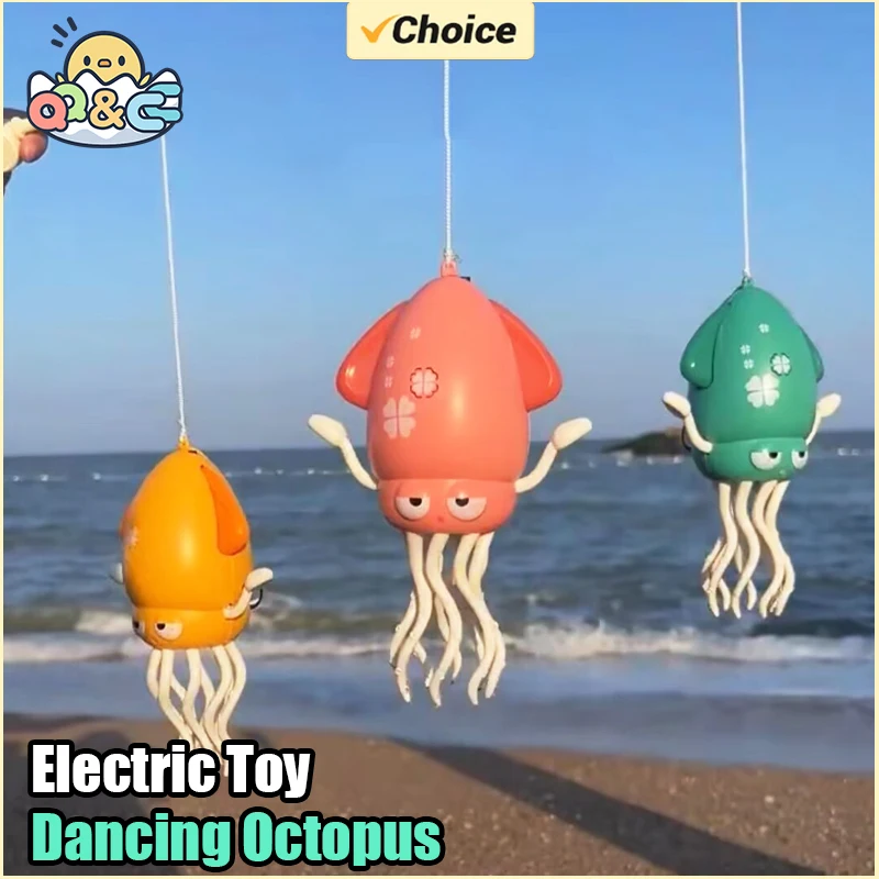 Dancing Octopus Electric Auto-Avoid with Lights Music Crawling Electronics Twist Octopus Stress Relief Child Toy for Kids Gifts