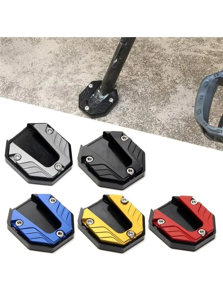 AliExpress LJHDFY JU64 Aluminum Alloy Motorcycle Bike Kickstand Extender Foot Side Stand Extension Foot Pad Support Plate Motorbike Accessories