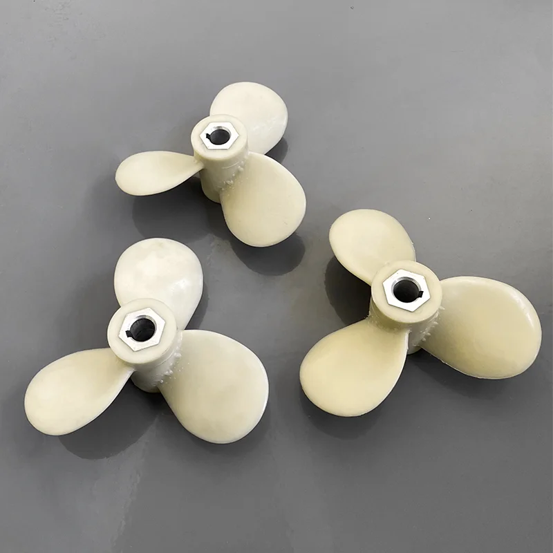 1pcs Corrosion Resistant Industrial Plastic Nylon Stirring Propeller Impeller Spiral Blade Three-blade Propeller