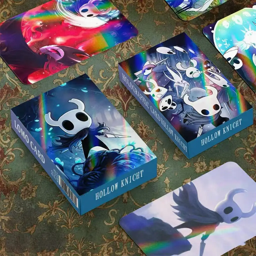 

Anime Character Lomo Cards, Hollow Knight, Complete Laser Card, Small Cards, Children Toys, Birthday Gifts, Hot Selling, 30Pcs