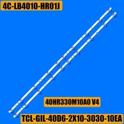 Taśma podświetlająca LED 1/5/15 do TCL 40D3000 40S6500FS 40D6 10X2 40HR330M10A0 V4 4C-LB4010-HR01J 40S6500 TLC 40F6F 40L2F