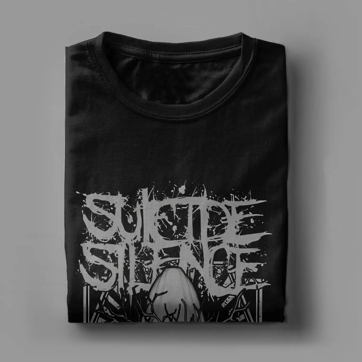 New Arrival Men Women Death Metal Music Suicide Silence Band Shirt Accessories Cotton Tops T-shirt Casual Tee Shirt