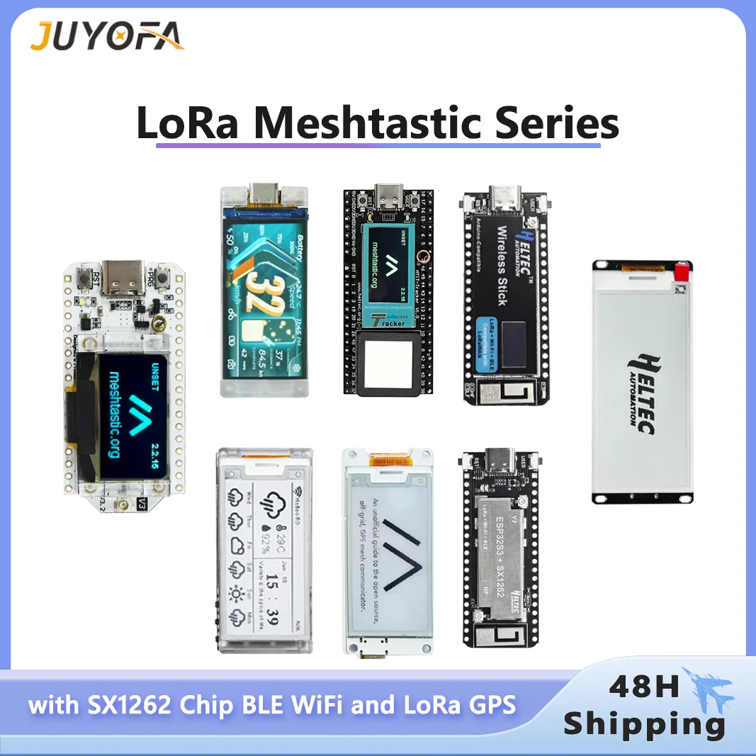 Meshtastic Heltec ESP32 LoRa Series Combined IoT Dev-board Kit GPS Tracker SX1262 Chip Support BLE WiFi LoRa LoRaWAN Arduino