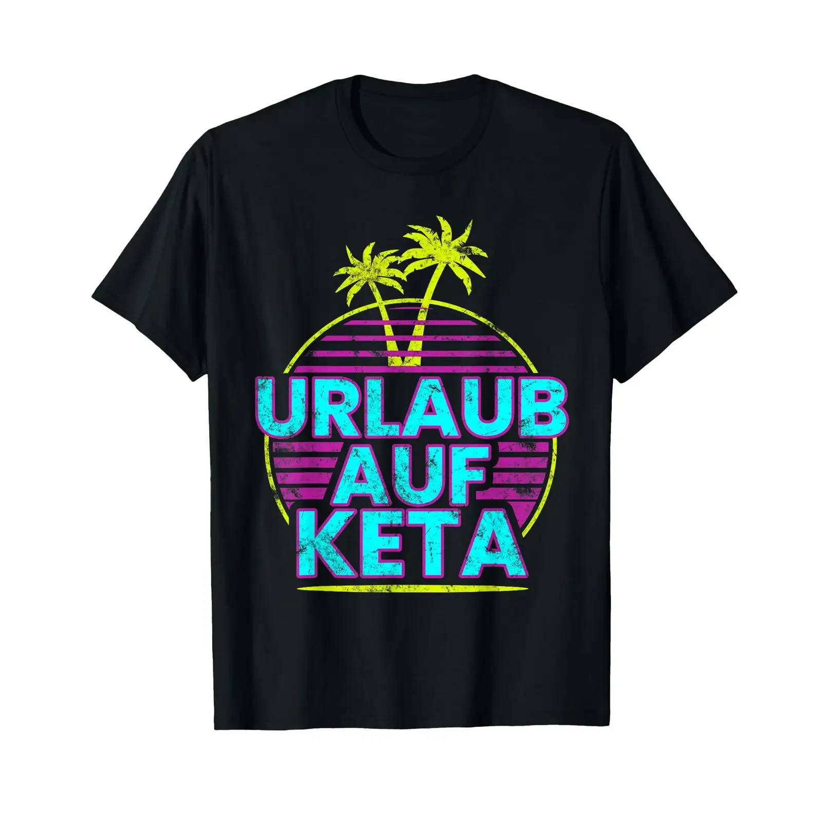 Holiday on Keta Design for Hardtekk and Closet Balling T Shirt vintage Washed Comfortable fashion Unisex Casual streetwear