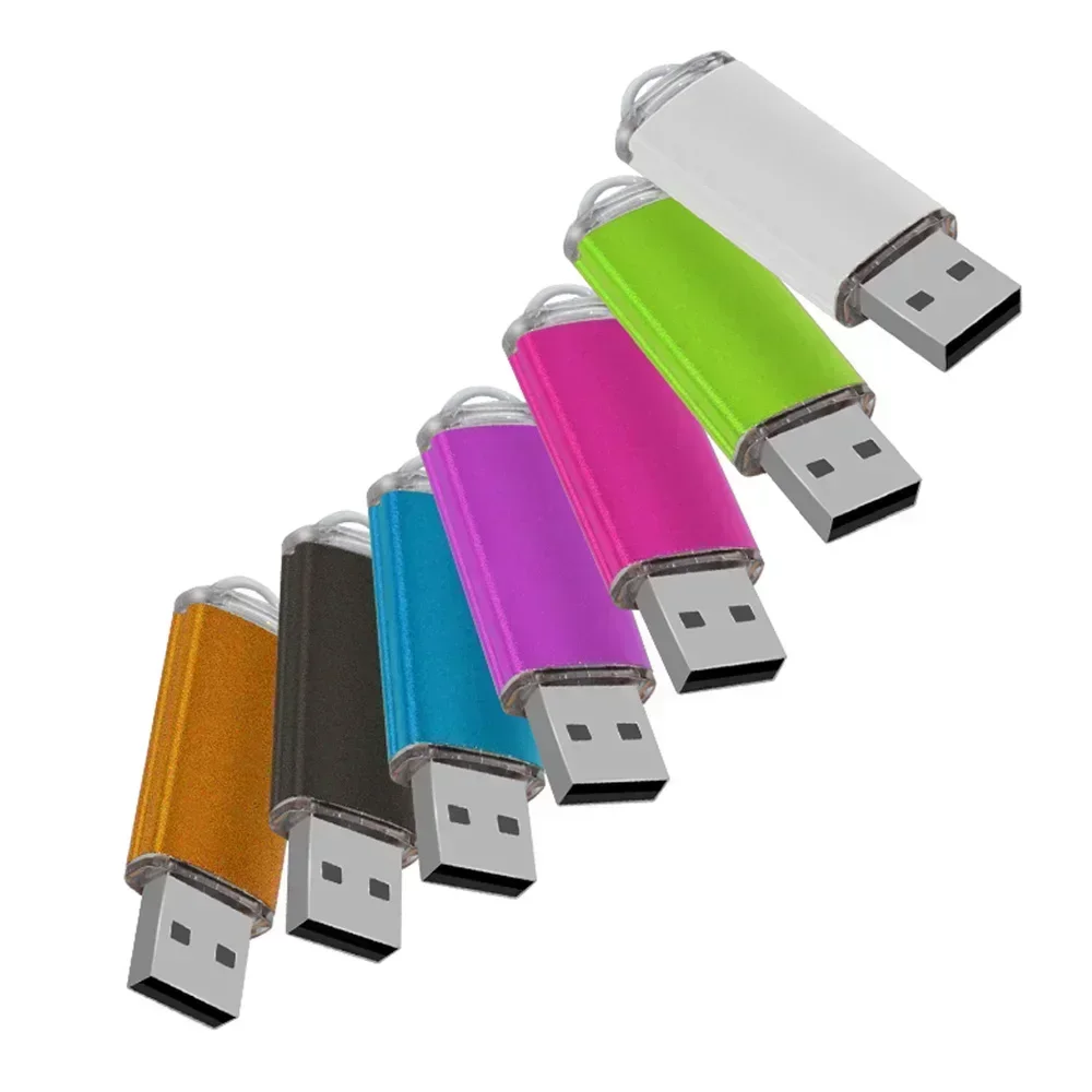 Disco por Chave, 1GB, 2GB, 4GB, 8GB, 16GB, 32GB, 64GB, 128GB, USB 2.0 Flash Drive, Memory Stick, Pendrive, 10pcs por lote