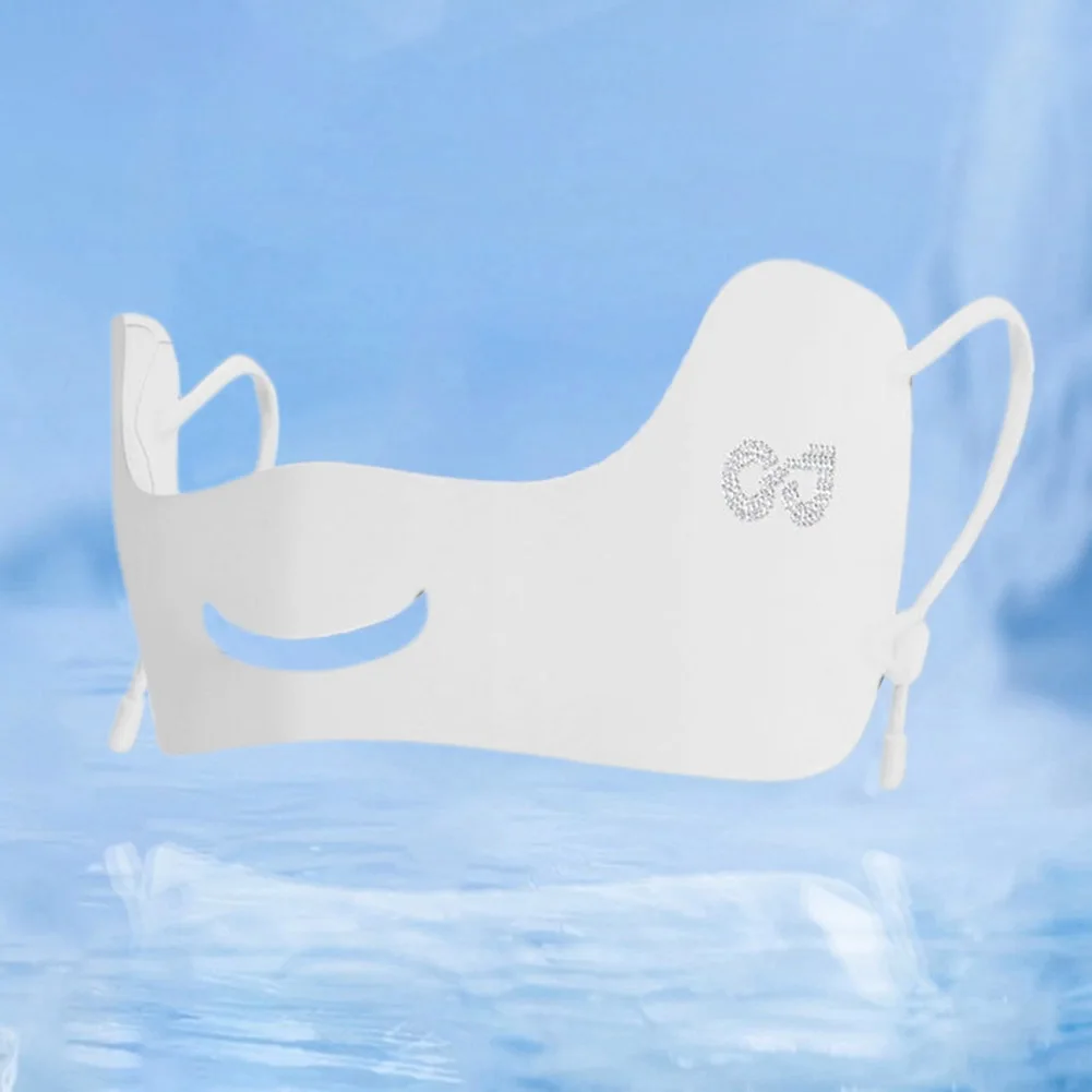 Sunscreen Mask Breathable UV Protection Mask Ice Silk Face Shield Summer Face Cover for Driving Cycling Running