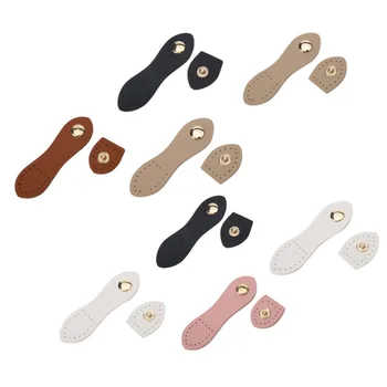 Fermoir en métal pour sac à main en cuir, fermoir de portefeuille fait main, paquet de cartes, fermoir à loquet, bouton de sac à main, accessoire de pièce de sac, 2 pièces