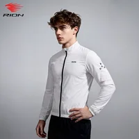 Chaqueta Cortavientos Ligera RION para Hombre, Manga Larga, Deportiva, Impermeable, para Senderismo, Ciclismo, Fitness, Protección UPF 50+, Ropa para Exteriores, Plegable