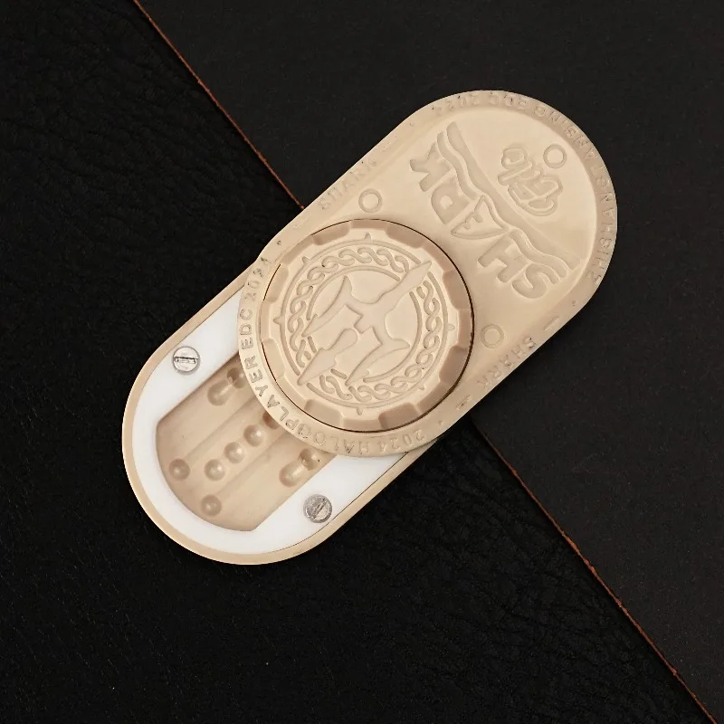 HALOO PLAYER EDC 正規品 HALOOPLAYER Sea Shark Rhythm EDC Direct Push Rotating PEEK