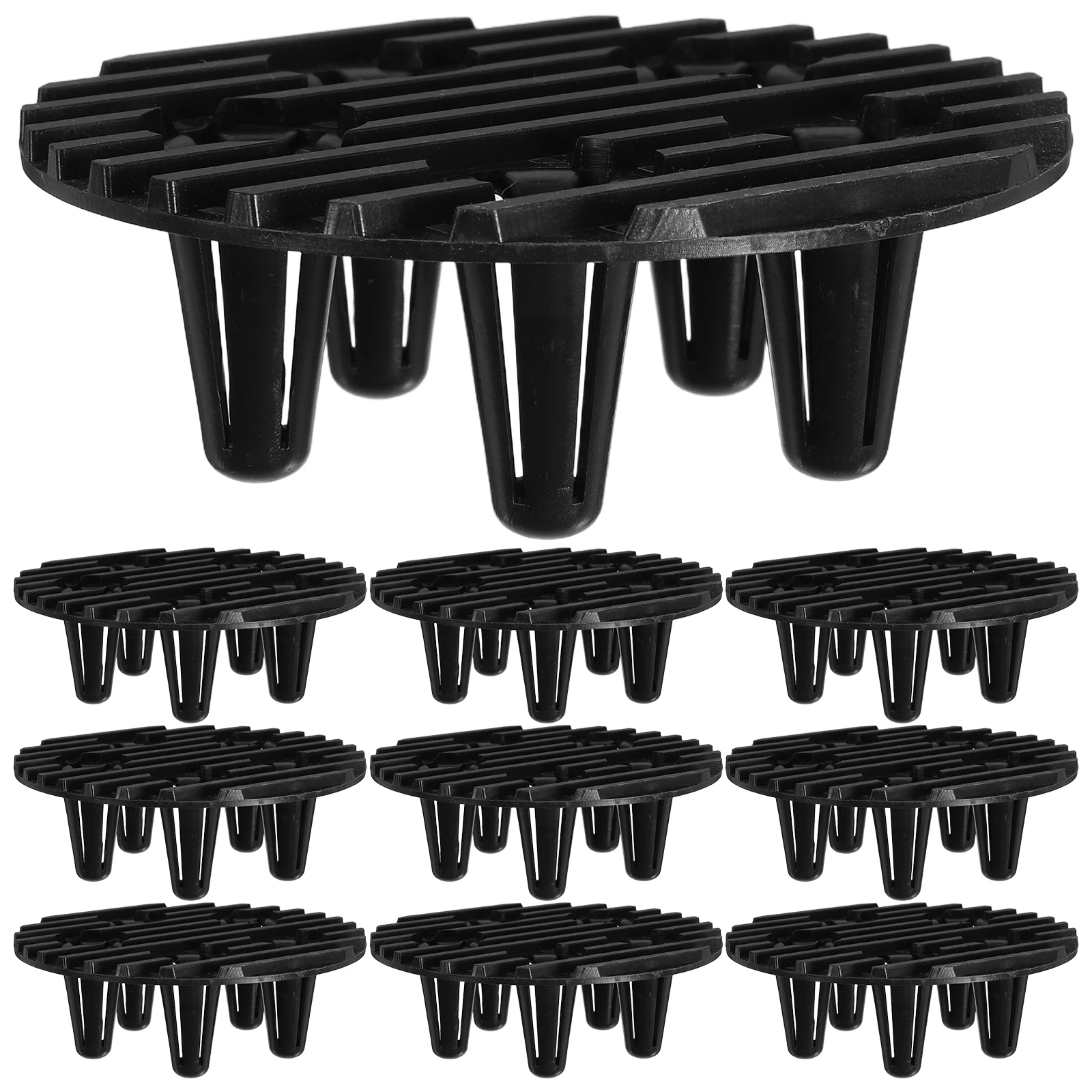 

10pcs Flower Pot Feet Garden Elevator Stand Plastic Ventilated Root Protection Deck Protector Patio Flower Stand Durable