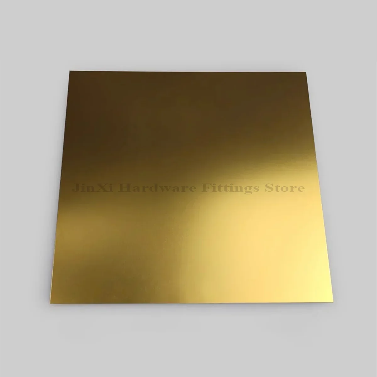 Gold Aluminum Alloy Flat Plate, Sandblasted Anodized Aluminum Plate, Thk0.8/1/1.2/1.5/2mm L100/200/300mm W100/200/300mm