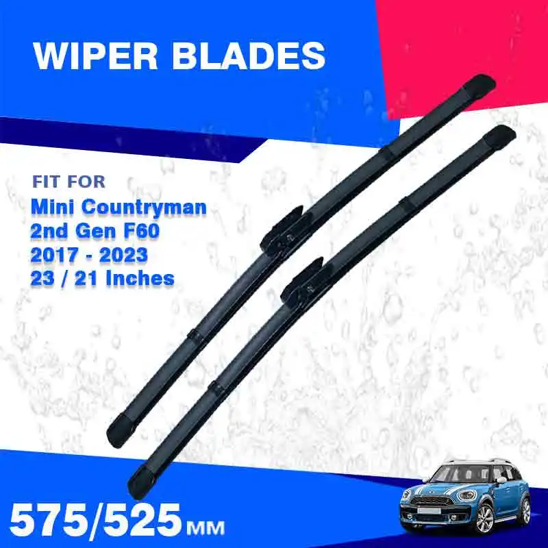 For Mini Countryman F60 MK2 Front Windscreen Wiper Blades 2017 2018 2019 2020 2021 2022  2023 Windshield Car Accessories Cooper