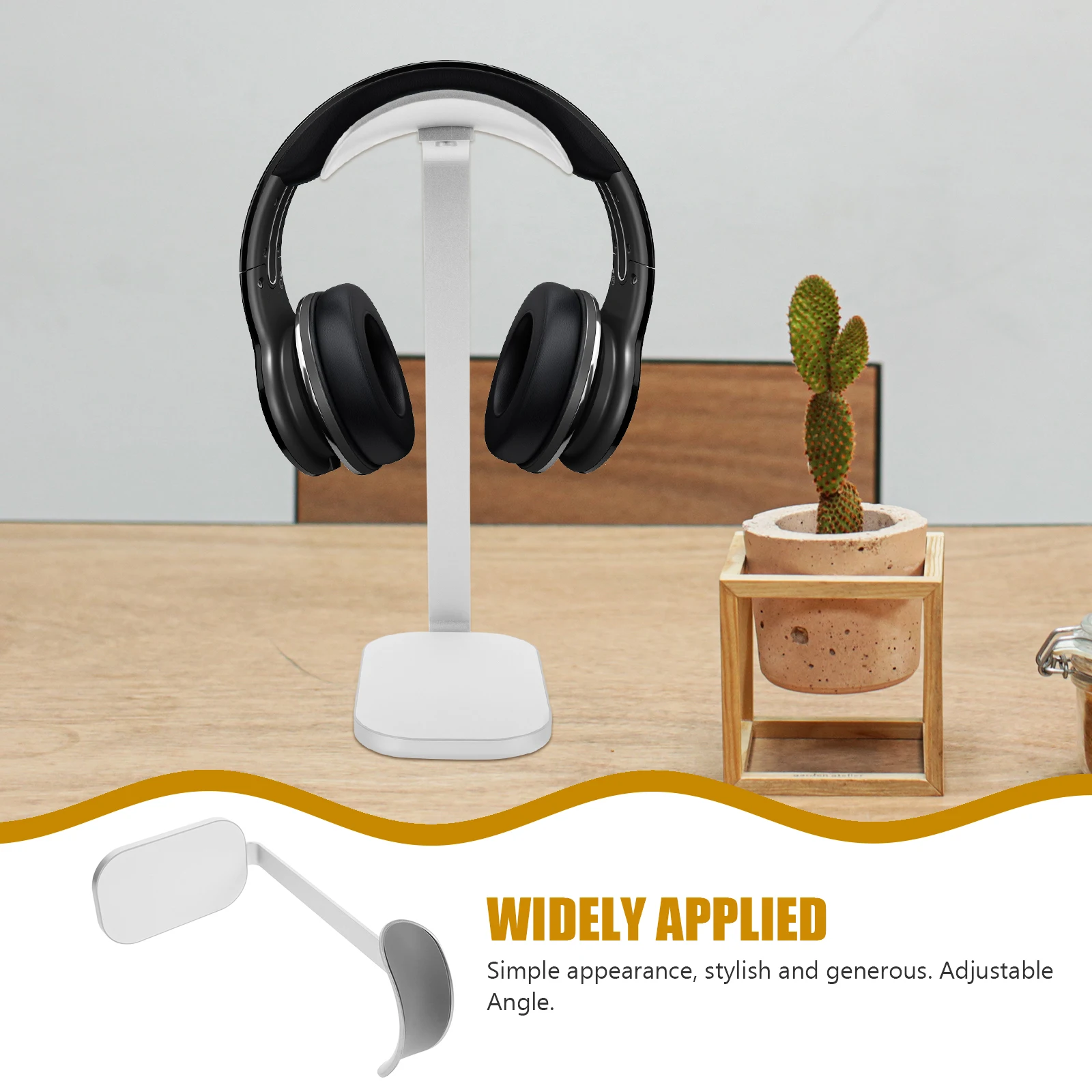 

Headphone Hanger and Stand Adjustable Headphones Wireless Desk Headset Hook Gaming Rack Holder Aluminium Alloy Bracket