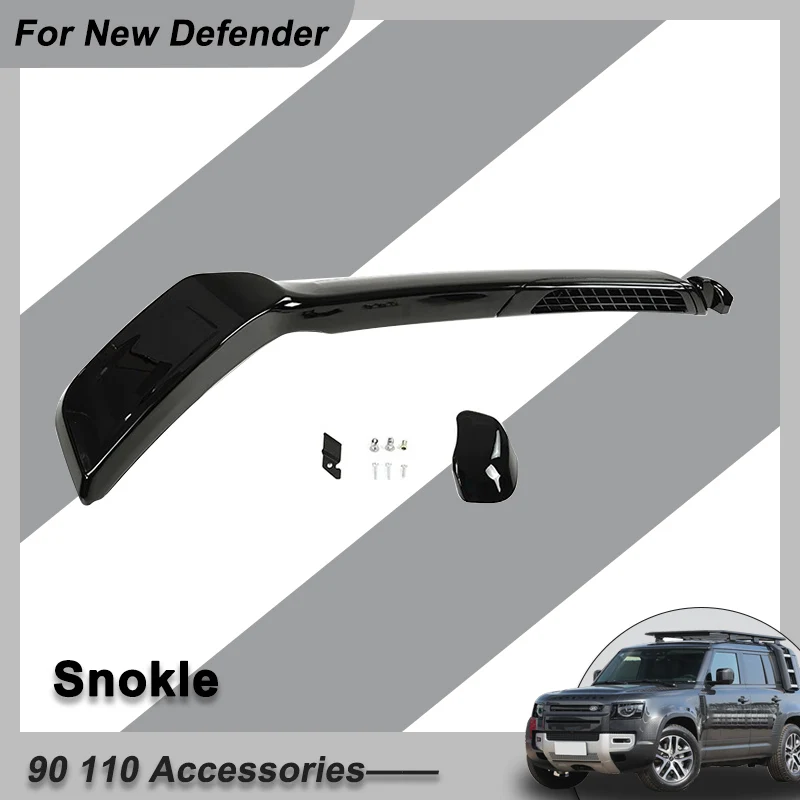 Exterior Parts for Land Rover Defender 90 110 2020-2023 High Quality Gloss Black Snokle New Exterior Components for New Defender