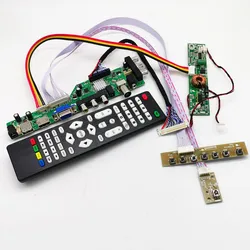 DVB-T2/DVB-T/DVB-C LCD digital TV Driver Controller Board Kit 23.8 inch LM238WF2 SSA1 1920*1080 3663LCD controller board DIY kit