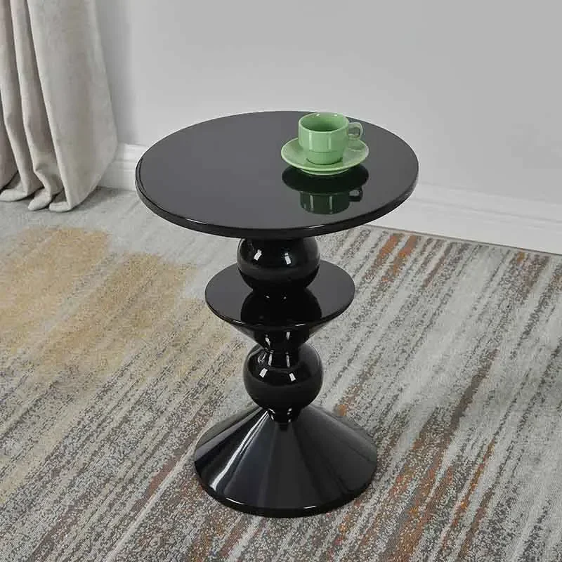 Muebles nórdicos, mesa auxiliar para sofá  sala  estar, mesa  centro artística creativa, mesa  té redonda  lujo, mesit