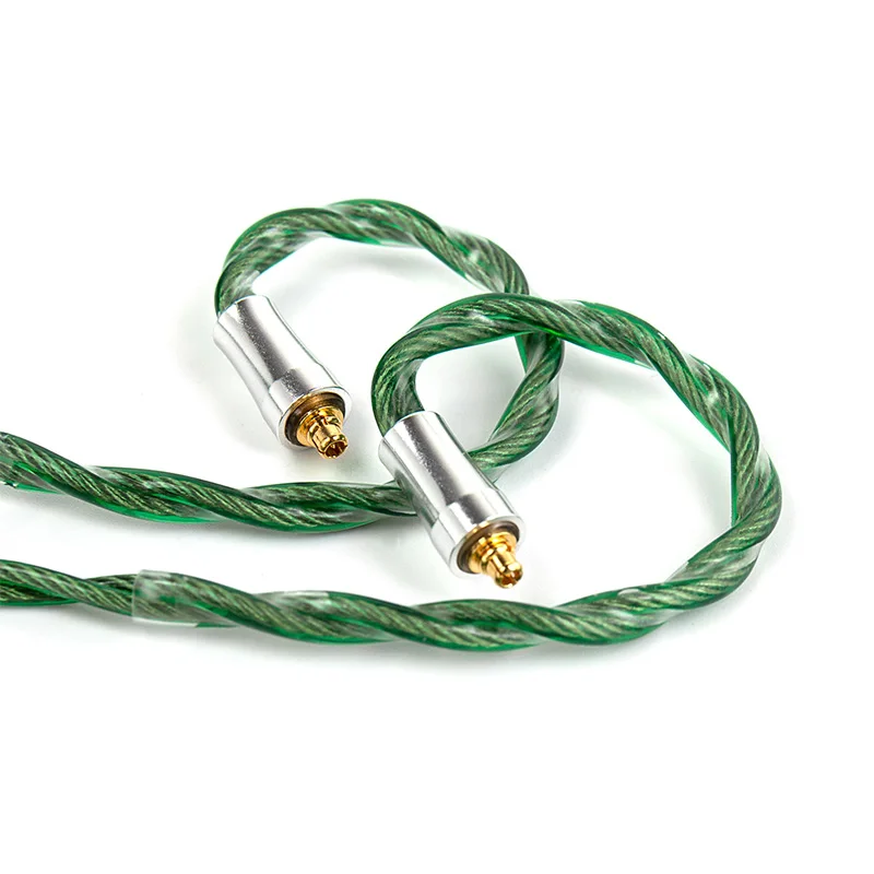 KBEAR Aegis Wire MH04 4 النوى كابل ترقية سماعة الرأس OFC HiFi عالي النقاء مطلي بالفضة