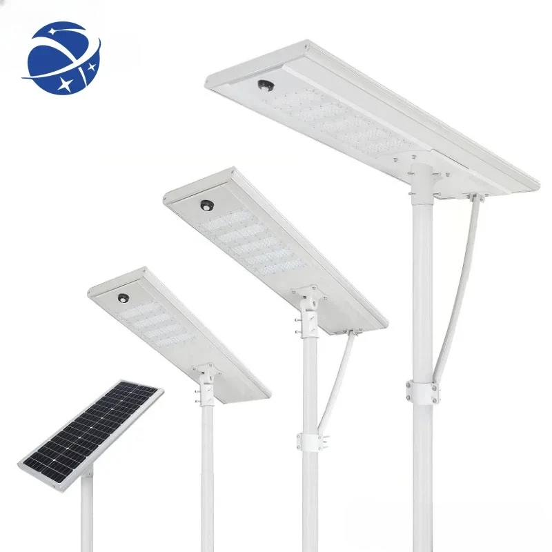 YYHC Solar Street Light Outdoor IP65 50w 60w 80w 90w 100w Integrated LED all in one Solar Street Light