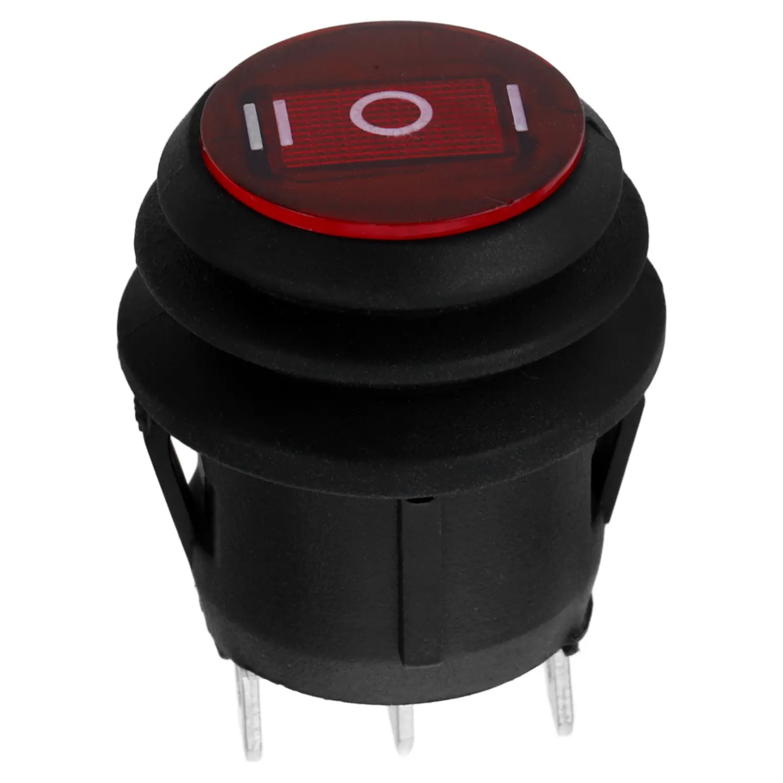 

3 Pin Round Rocker Switch 6A 250V Waterproof Spdt On Off On Button For Car Motorcycle Boat Auto Marine Vehicle Control