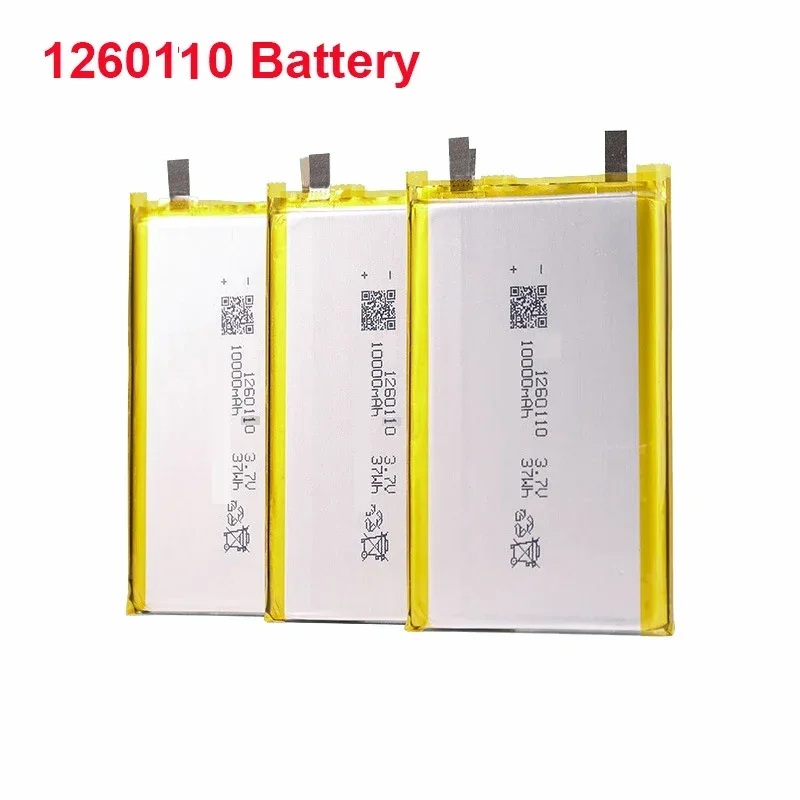 1260110 Polymer Lithium Battery 3.7V 10000mAh Rechargeable L