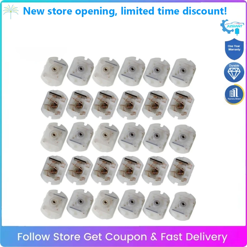 AZGIANT 3pcs/10pcs/30pcs FC280 Back Cover Car Door Lock DIY Motor Carbon Brush Holder Cover Parts with PTC Overload Protection